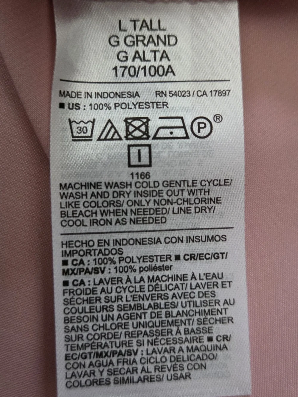 NWT - Old Navy Light Pink Shine Satin Maxi Dress - Size L Tall - Picture 8 of 10